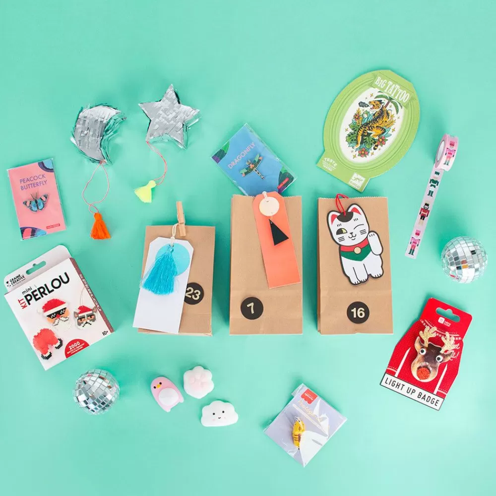 Shop Advent - Kraft Advent Calendar Gift Bags