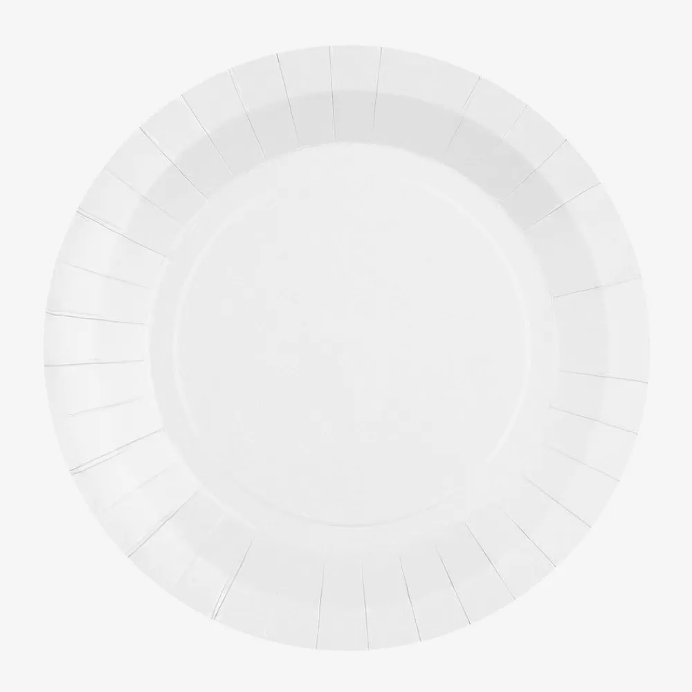 Best Assiette En Carton : 10 Assiettes Blanches Plates