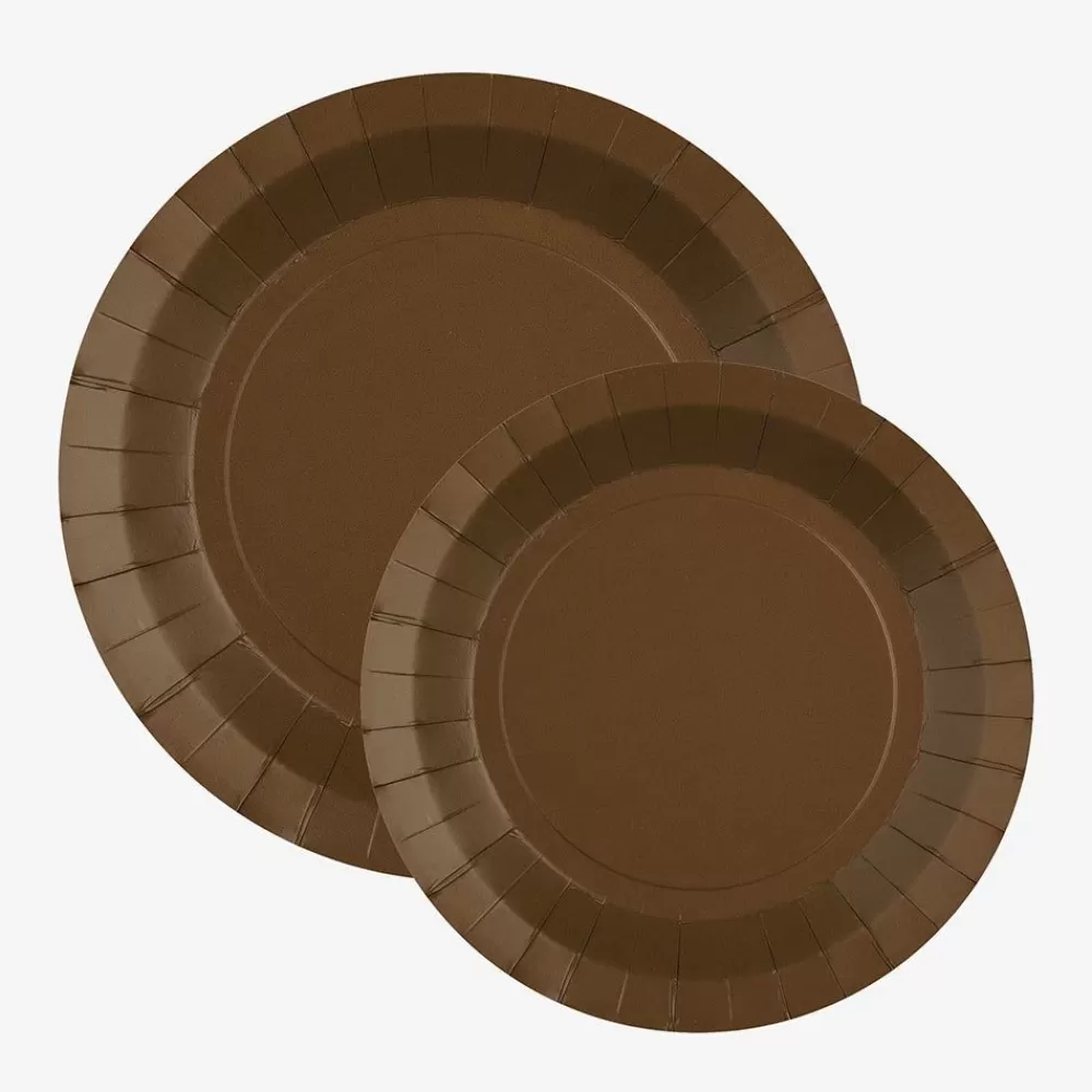 Hot Assiette En Carton : 10 Assiettes Chocolat Plates