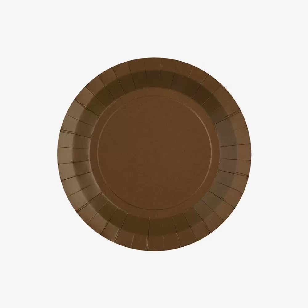 Hot Assiette En Carton : 10 Assiettes Chocolat Plates