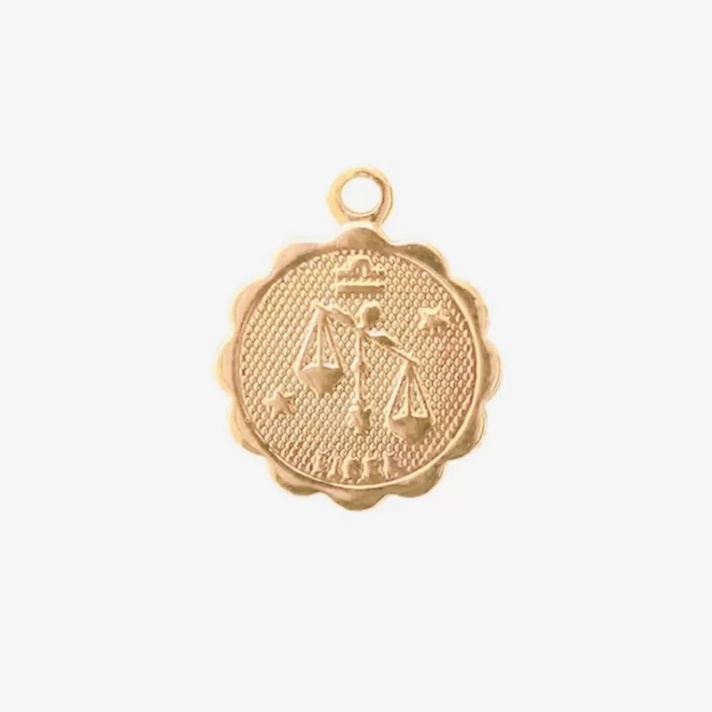 Online Astrological Sign Medal: Libra Beads