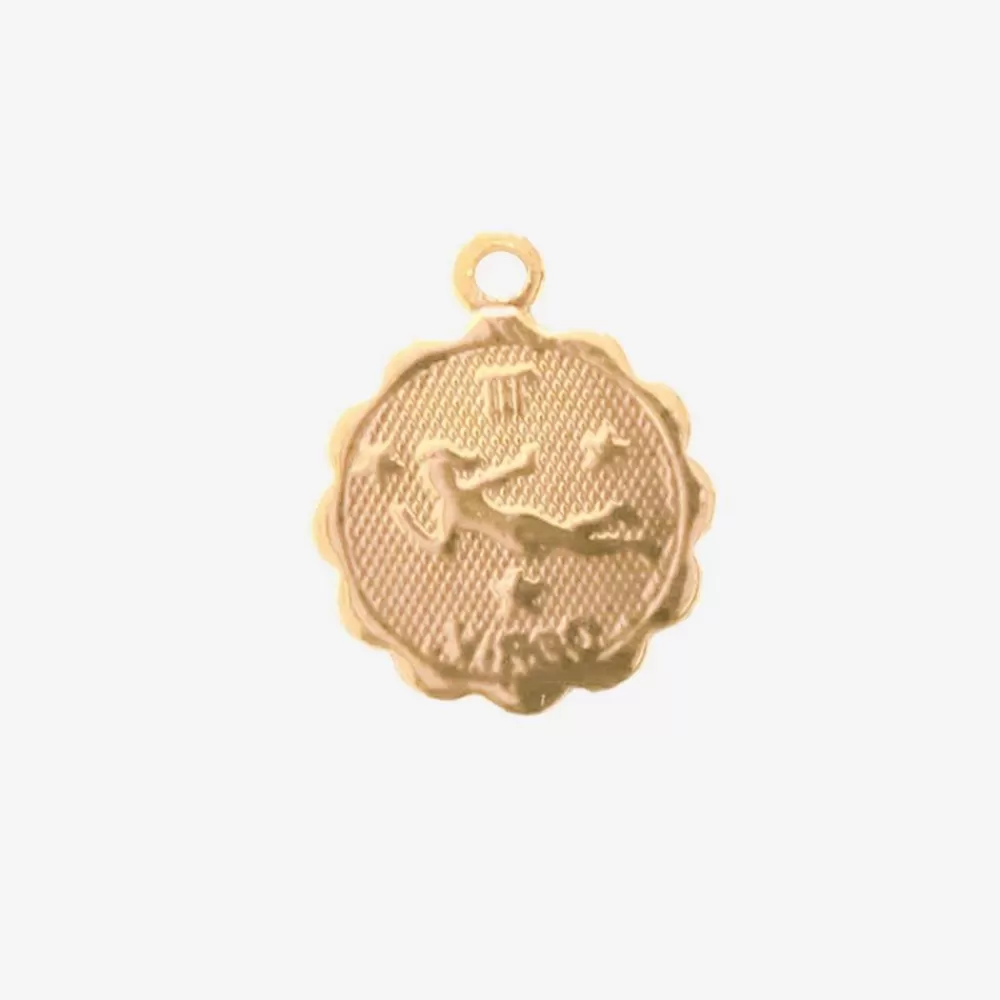 Cheap Astrological Sign Medal: Virgo Beads