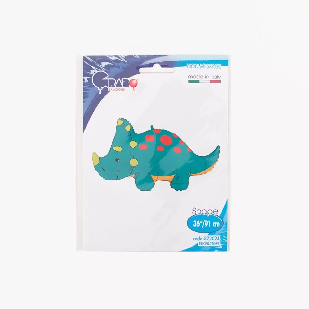 Hot Baby Dinosaur Triceratops Balloon Shaped Helium Balloons