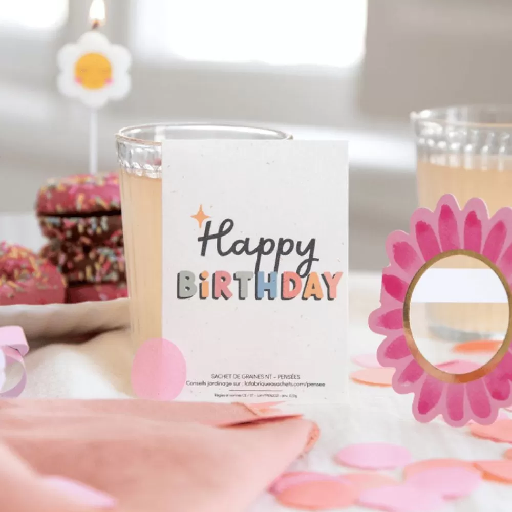 Fashion Bag Of Seeds: Happy Birthday Greeting Cards