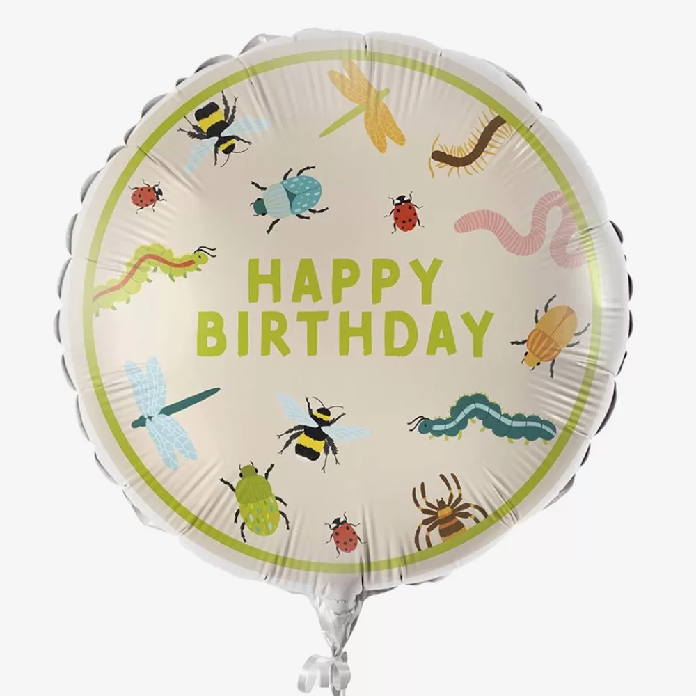 Clearance Ballon Happy Birthday Insectes Shaped Helium Balloons