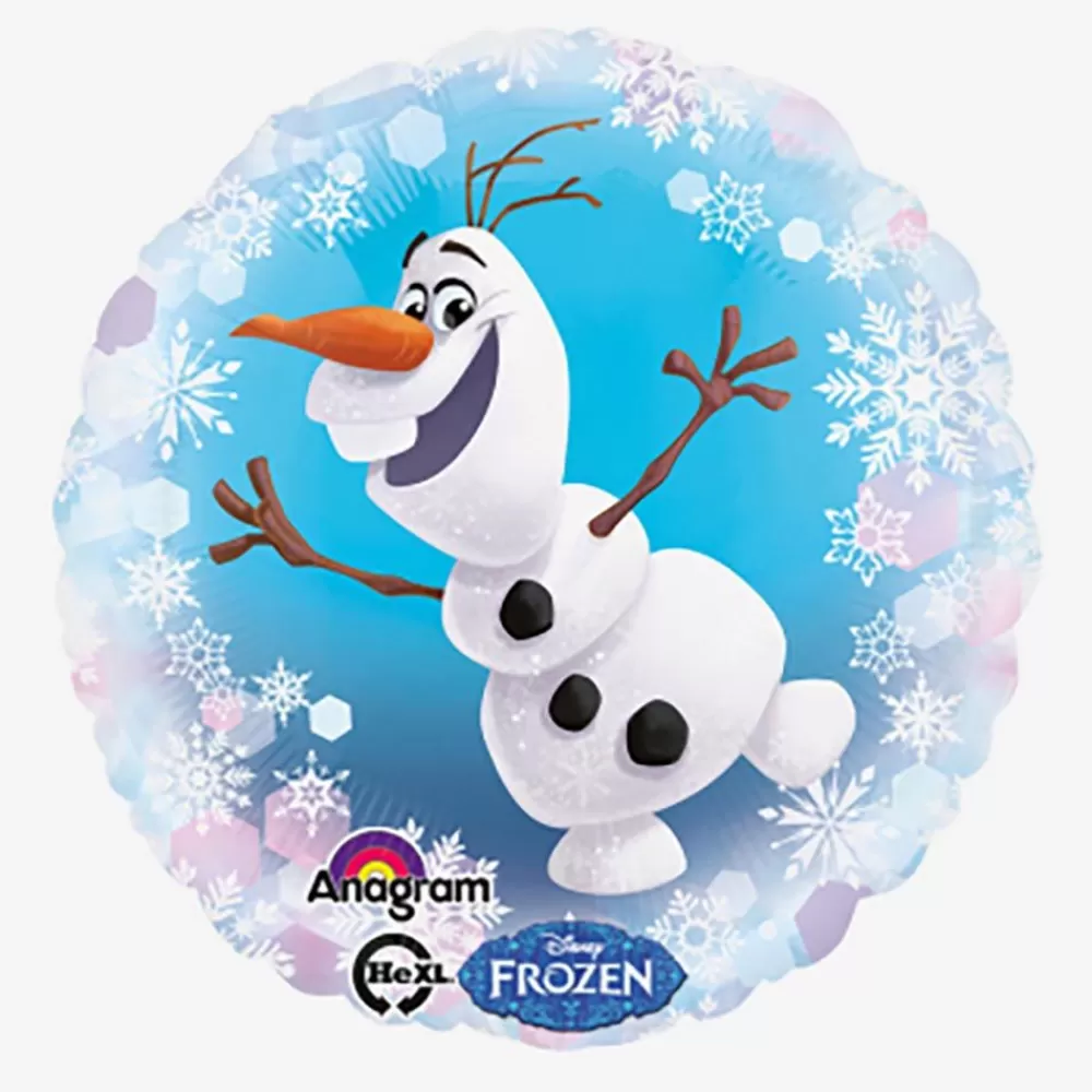 Clearance Ballon La Reine Des Neiges : Olaf Shaped Helium Balloons