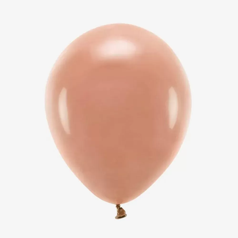 Hot Ballons De Baudruche : 10 Ballons Caramel Plain Balloons