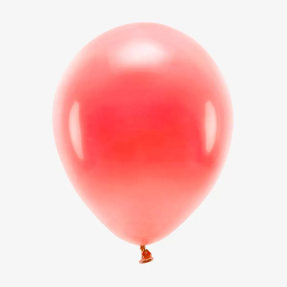 Sale Ballons De Baudruche : 10 Ballons Corail Plain Balloons