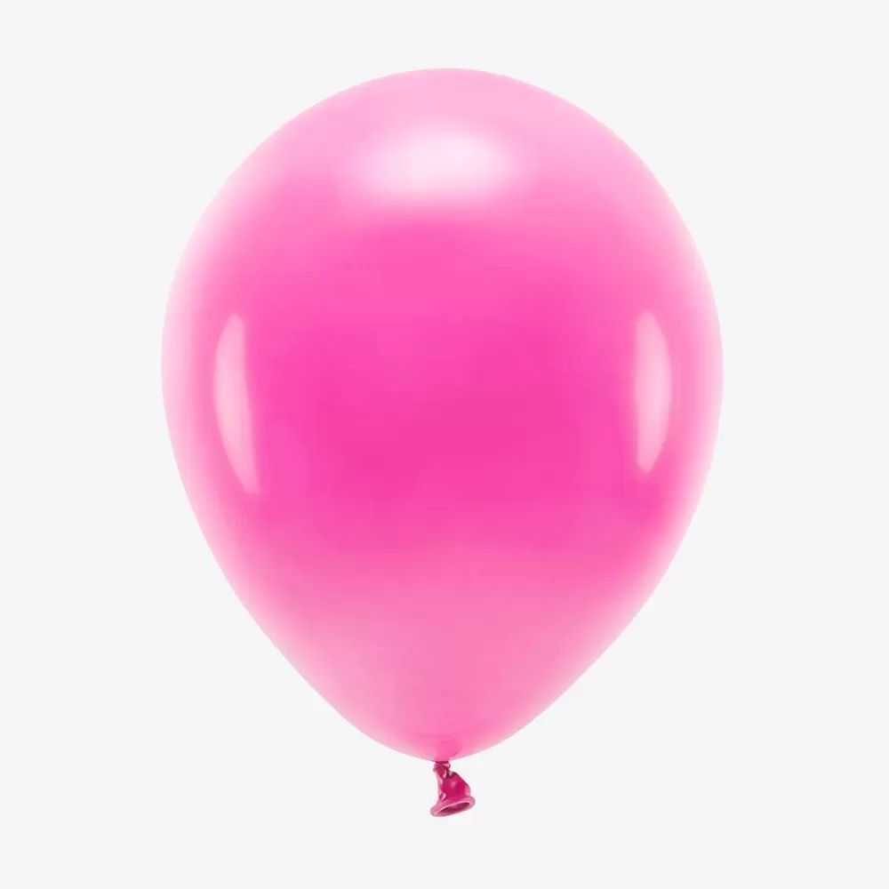 Flash Sale Ballons De Baudruche : 10 Ballons Rose Fuchsia Plain Balloons