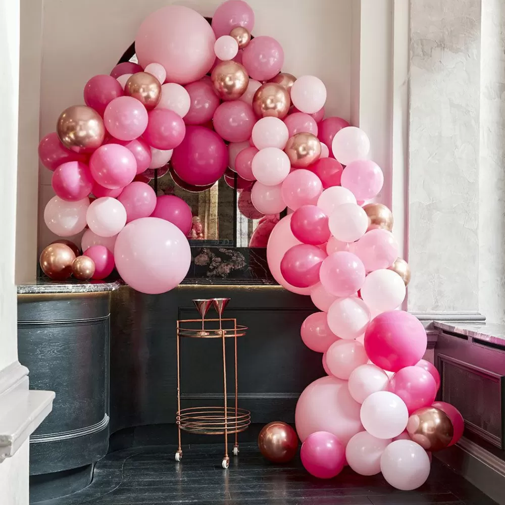 Online Balloon Arch: Giant Pink Arch Balloon Arch