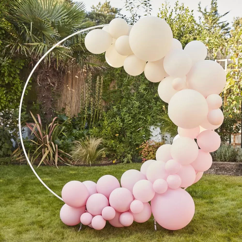 Best Balloon Arch: Pink And Nude Arch Balloon Arch