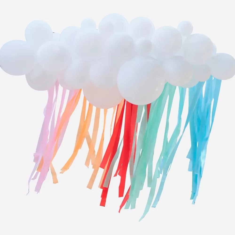 Cheap Balloon Arch: Rainbow Cloud Arch Balloon Arch