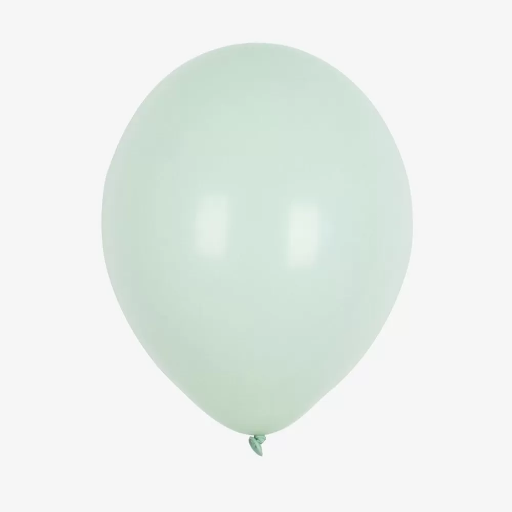 Outlet Balloons: 10 Almond Green Balloons Plain Balloons