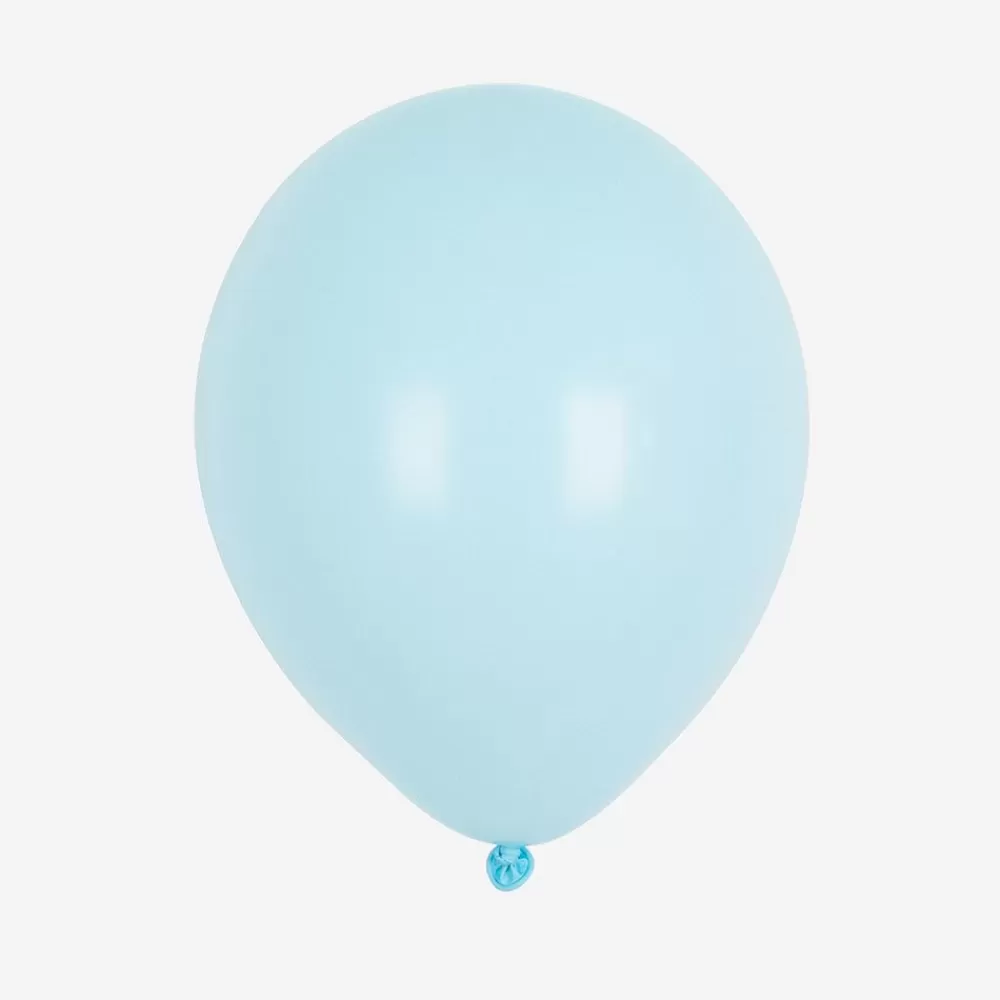 Discount Balloons: 10 Light Blue Balloons Plain Balloons