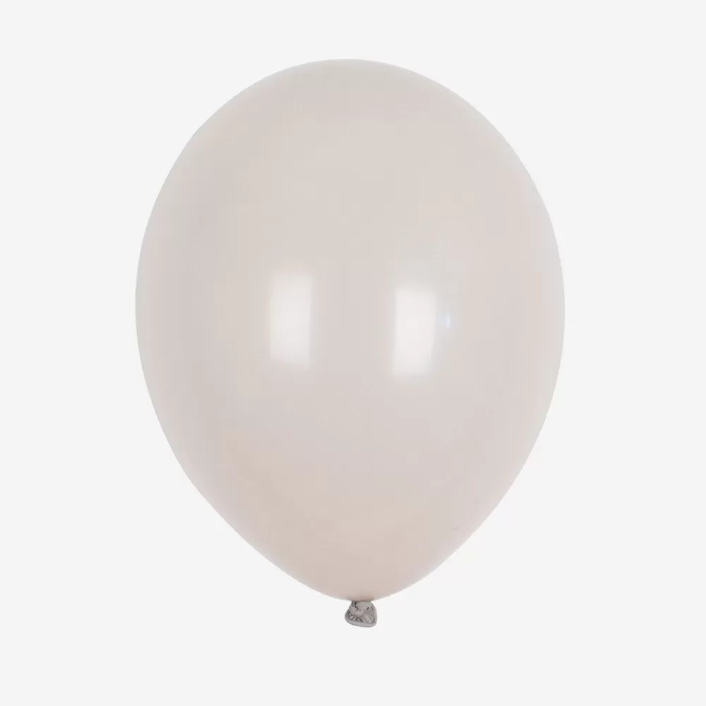 Discount Balloons: 10 Light Gray Balloons Plain Balloons