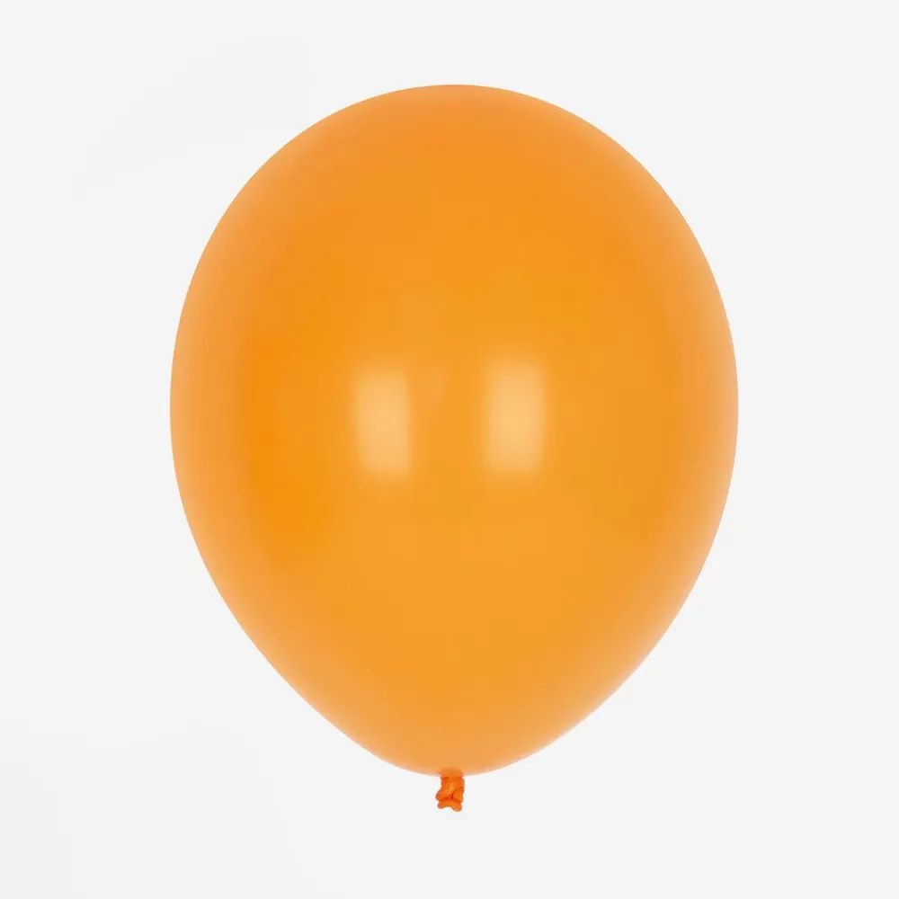 Flash Sale Balloons: 10 Orange Balloons Plain Balloons