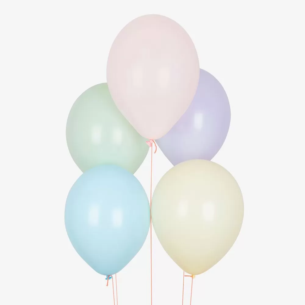 Sale Balloons: 10 Pastel Mix Balloons Plain Balloons