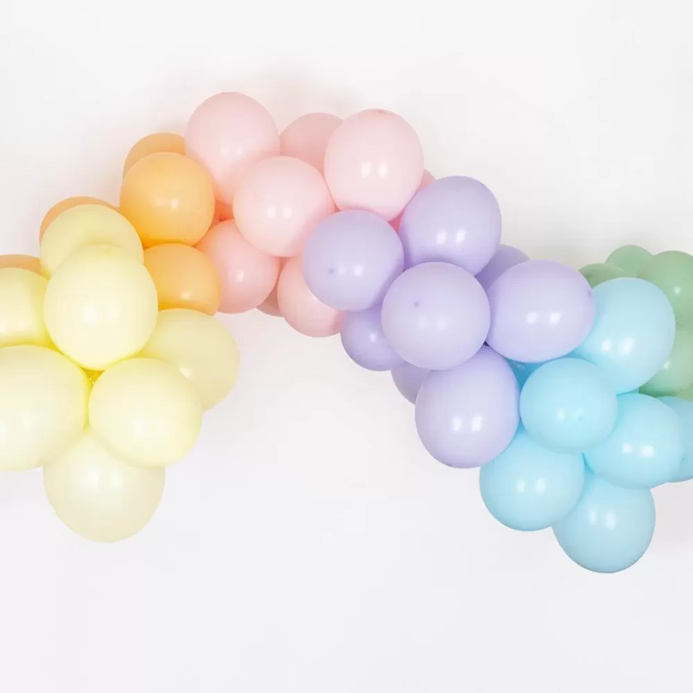 Sale Balloons: 10 Pastel Mix Balloons Plain Balloons