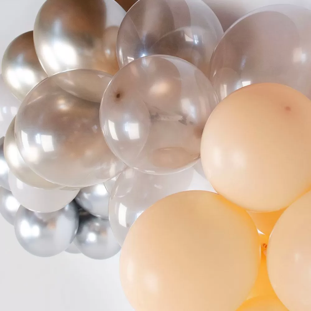 Cheap Balloons: 10 Peach Balloons Plain Balloons