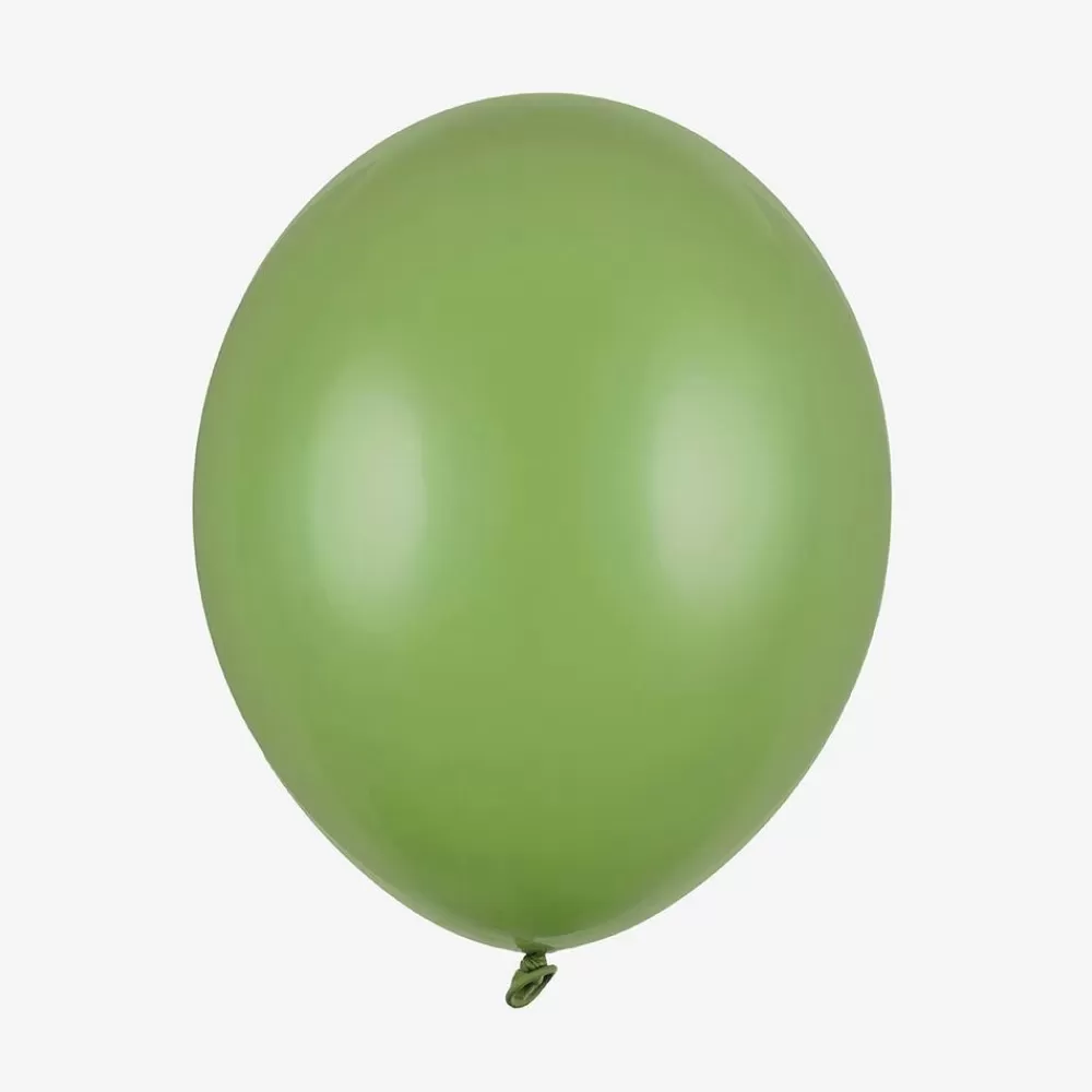 New Balloons: 10 Rosemary Green Balloons Plain Balloons