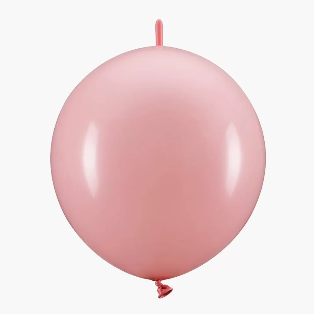 Hot Balloons: 20 Pink Balloons To Connect Plain Balloons