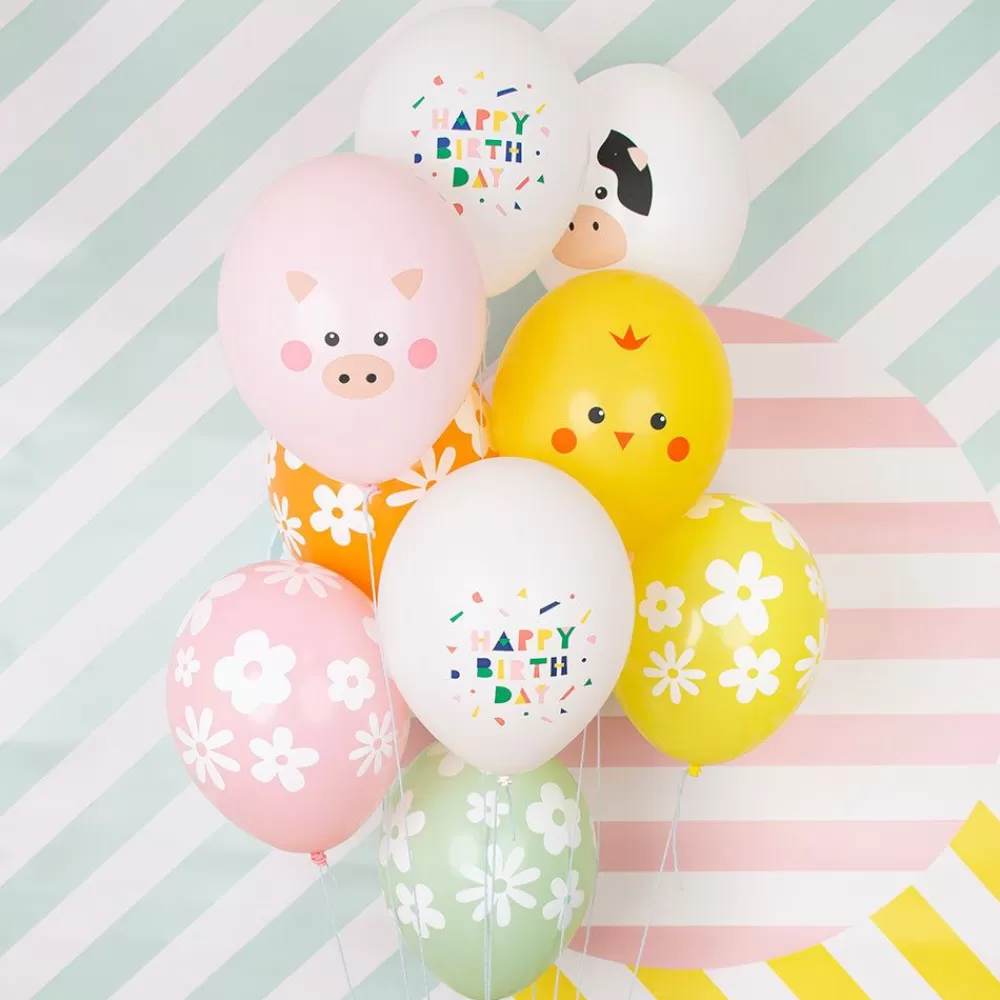 Shop Balloons: 5 Birthday Balloons Patterned Balloons