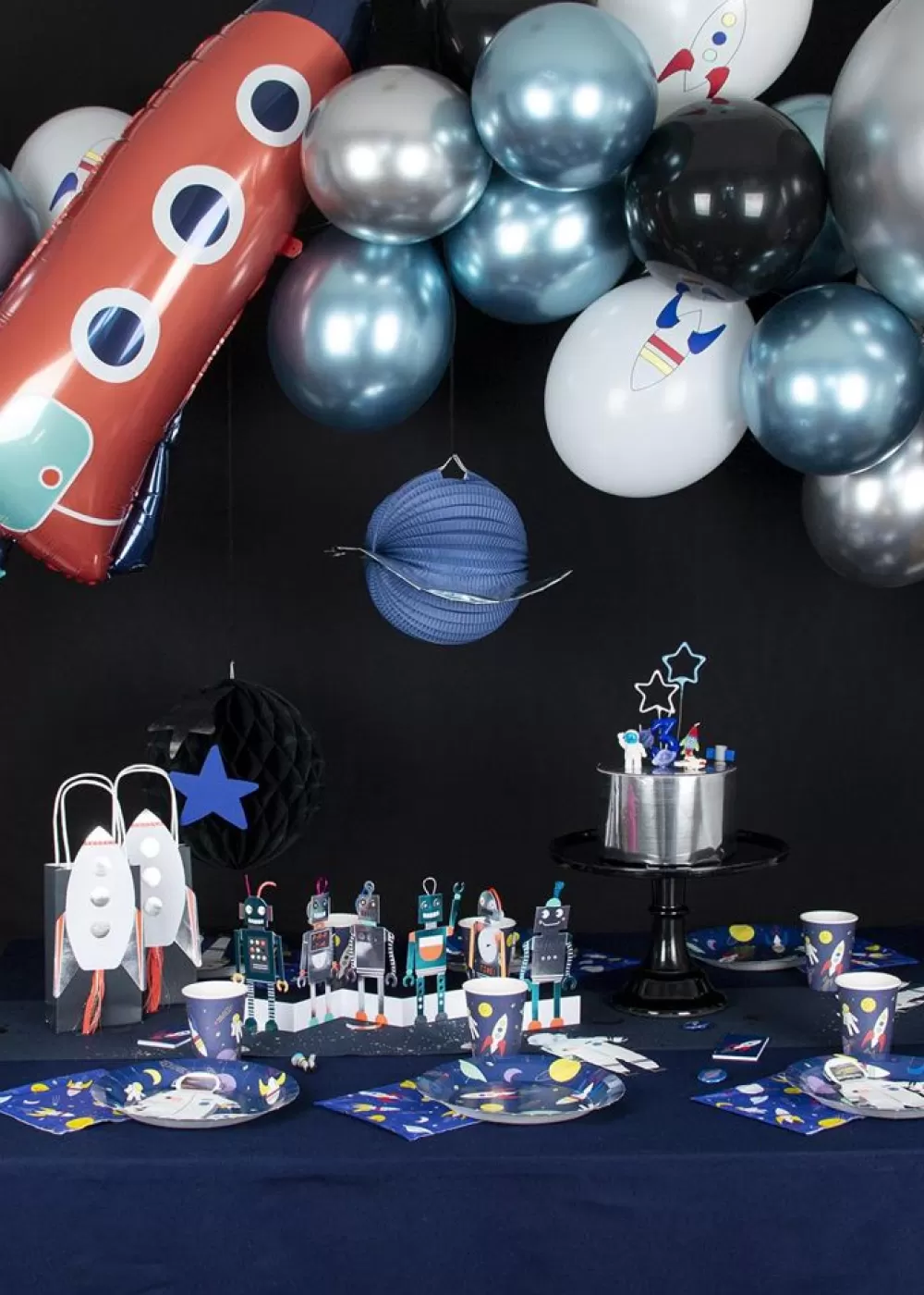 Store Balloons: 5 Cosmonaut Balloons Patterned Balloons