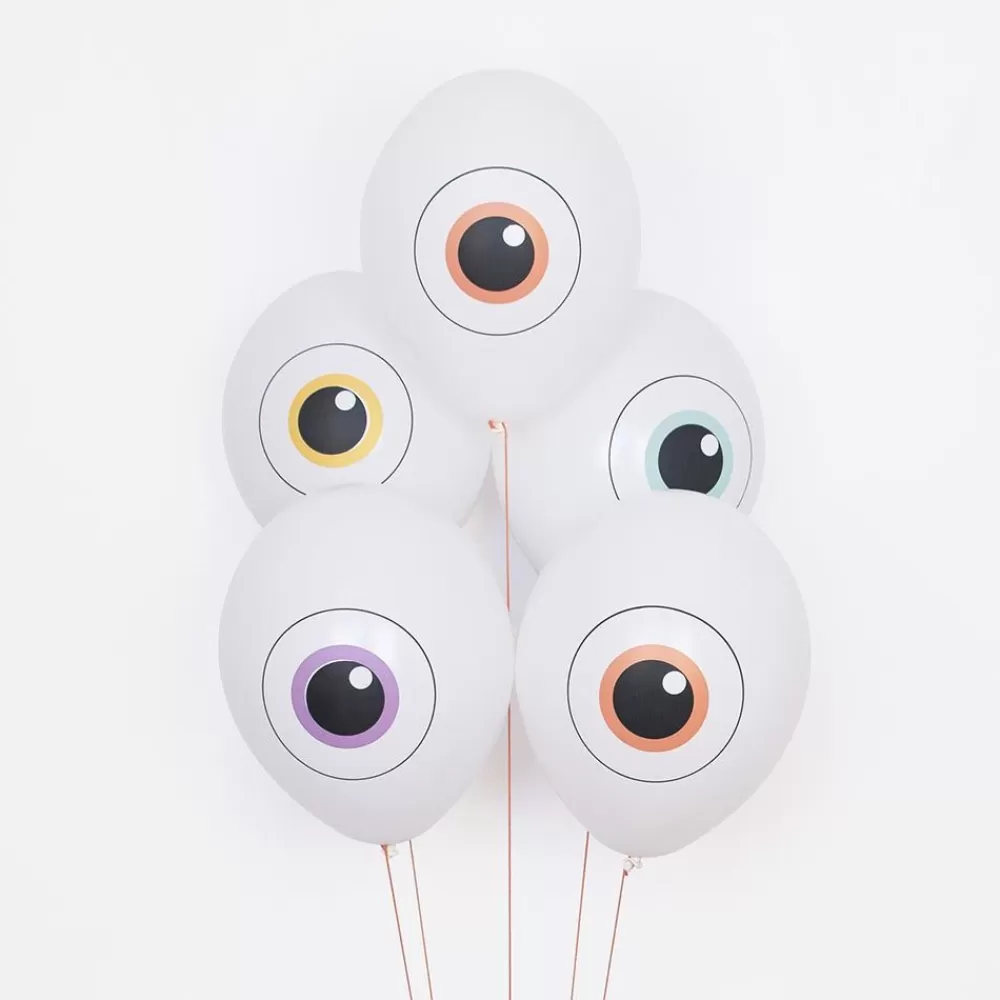 Discount Balloons: 5 Eye Balloons Patterned Balloons