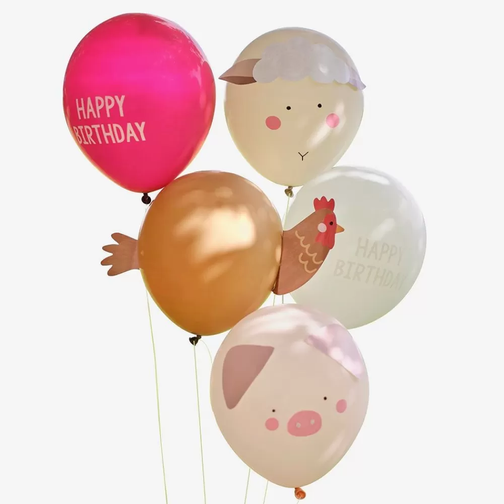 Flash Sale Balloons: 5 Firm Balloons Patterned Balloons