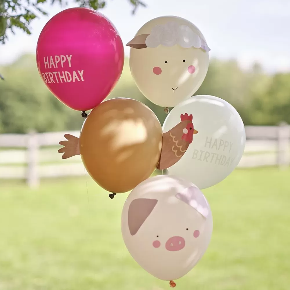 Flash Sale Balloons: 5 Firm Balloons Patterned Balloons