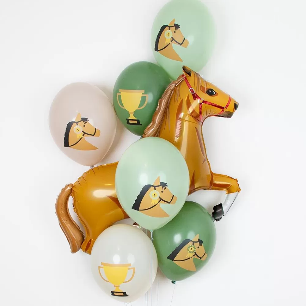 Clearance Balloons: 5 Horse Balloons Patterned Balloons