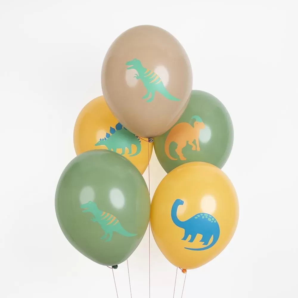 Discount Balloons: 5 Jurassic Dino Balloons Patterned Balloons