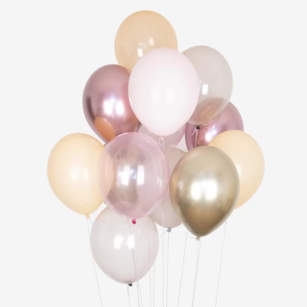 Flash Sale Balloons: 5 Pink Chrome Balloons Plain Balloons