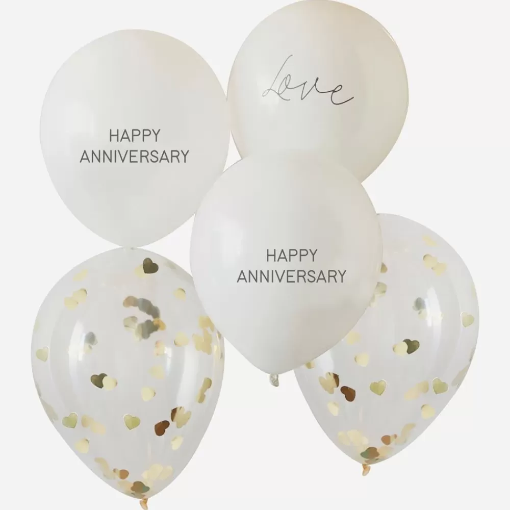 Fashion Balloons: 5 Wedding Anniversary Balloons Patterned Balloons