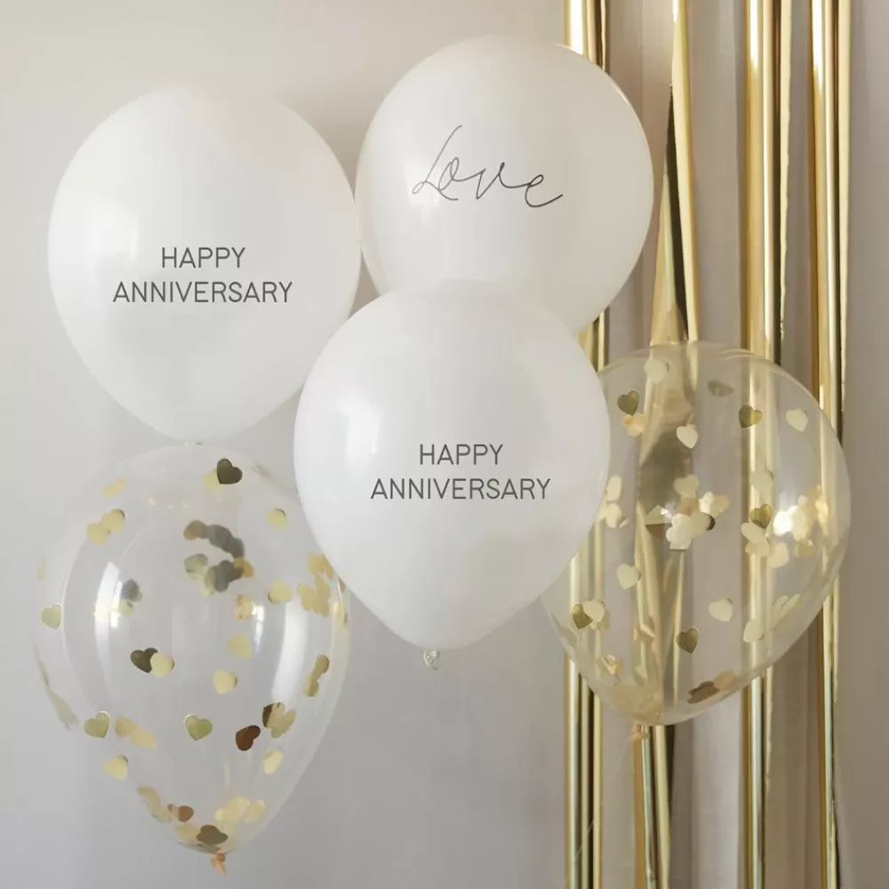 Fashion Balloons: 5 Wedding Anniversary Balloons Patterned Balloons