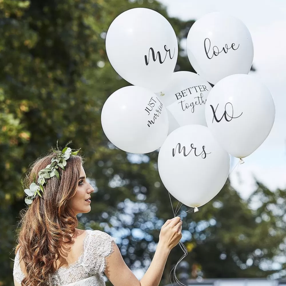 New Balloons: 6 Wedding Balloons Patterned Balloons