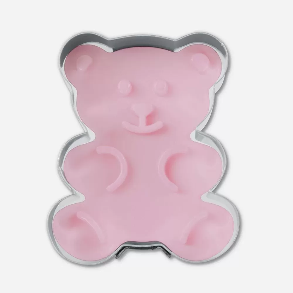 Discount Bear Cookie Cutter With Pusher Piece Holders And Cutters