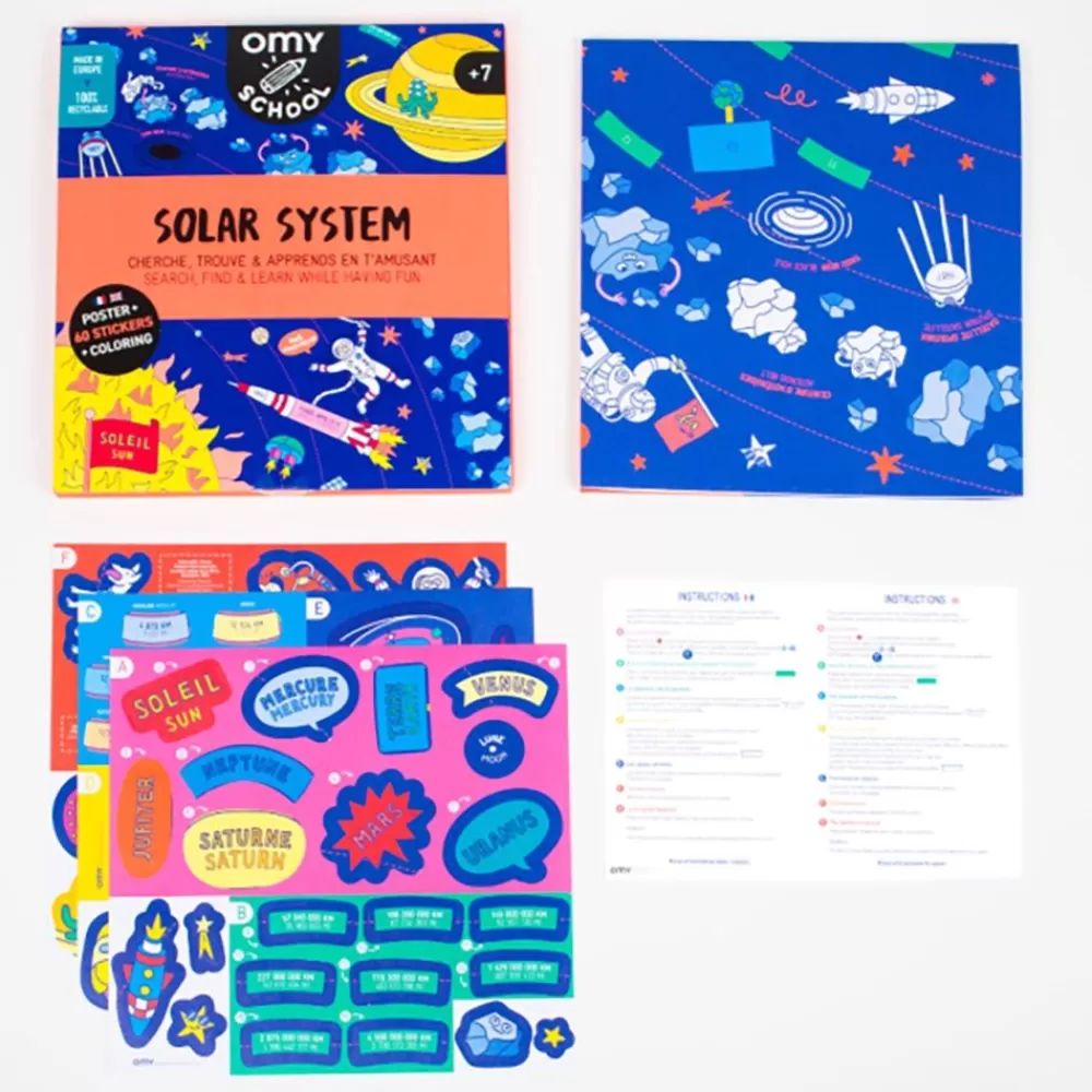 Clearance Bilingual Solar System Poster Workshops And Games