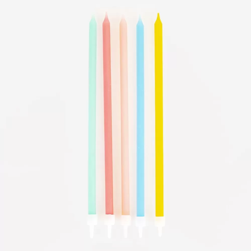 Flash Sale Birthday Candle: 10 Pastel Candles Birthday Candles