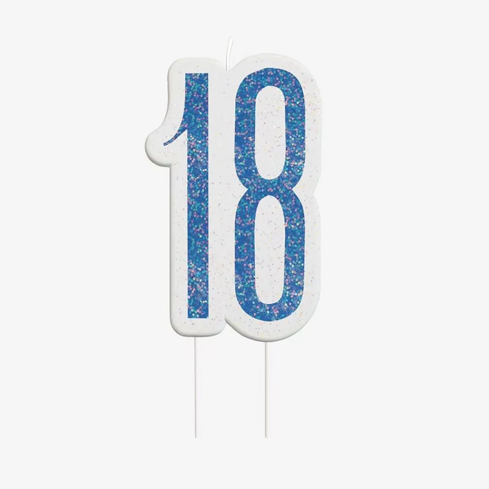 Best Birthday Candle: 1 Blue 18Th Birthday Candle Birthday Candles