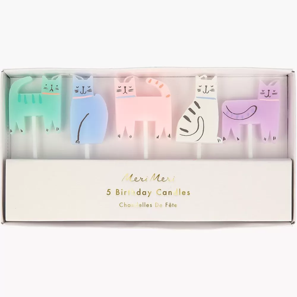 Sale Birthday Candle: 5 Cat Candles Birthday Candles