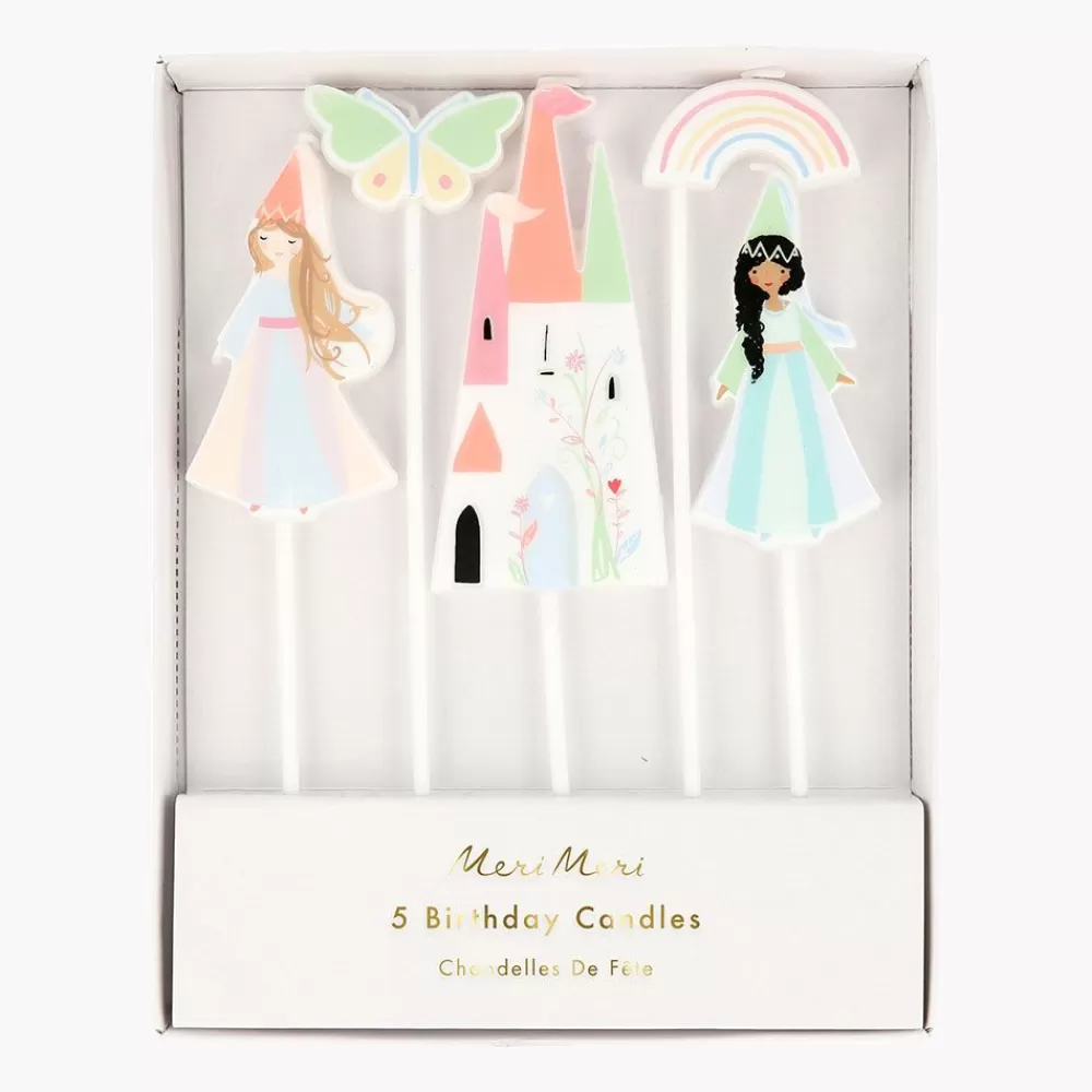 Sale Birthday Candle: 5 Princess Candles Birthday Candles