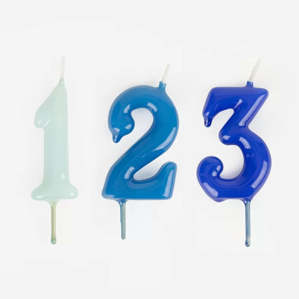 Best Birthday Candle: Blue Number Candle Birthday Candles