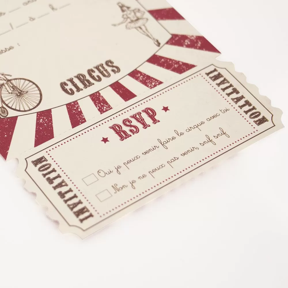 Shop Birthday Invitation: 8 Circus Invitations Invitations