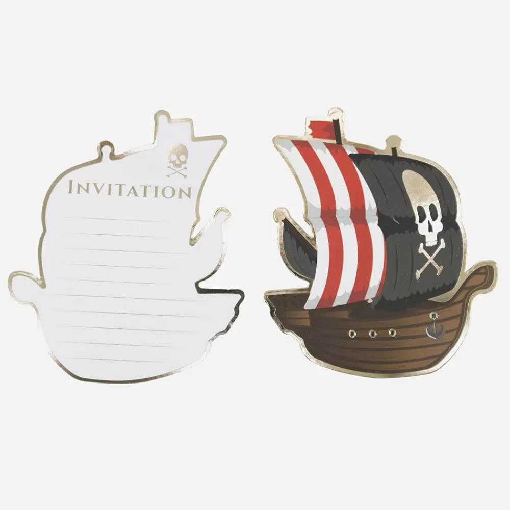 Best Birthday Invitation: 8 Pirate Ship Invitations Invitations