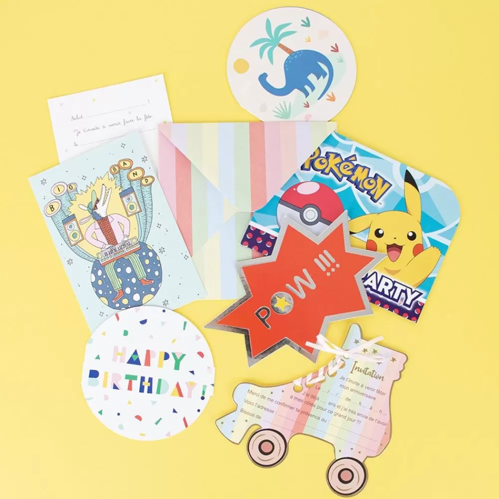 Store Birthday Invitation: 8 Pokemon Invitations Invitations