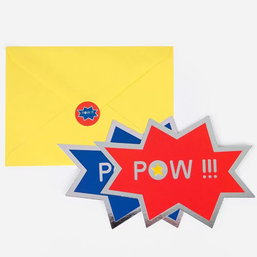 Fashion Birthday Invitation: 8 Superhero Invitations Invitations