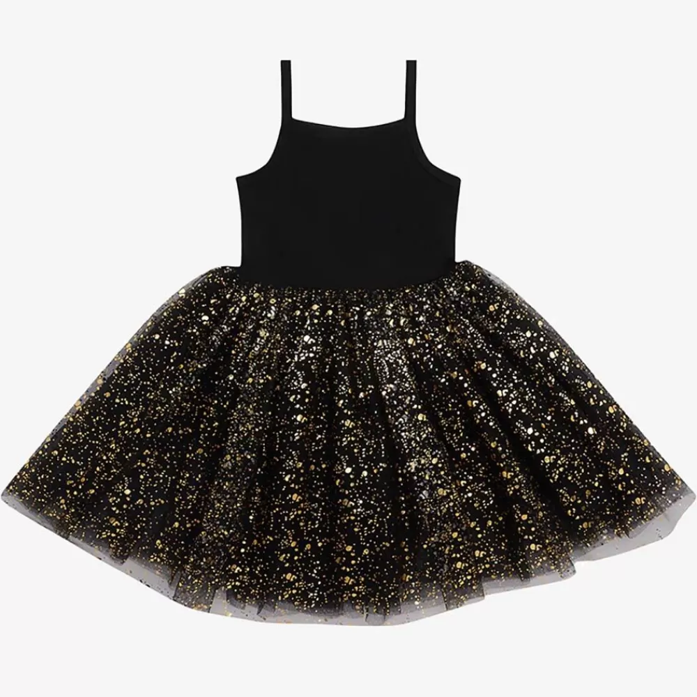 Fashion Black And Gold Princess Dress Costumes