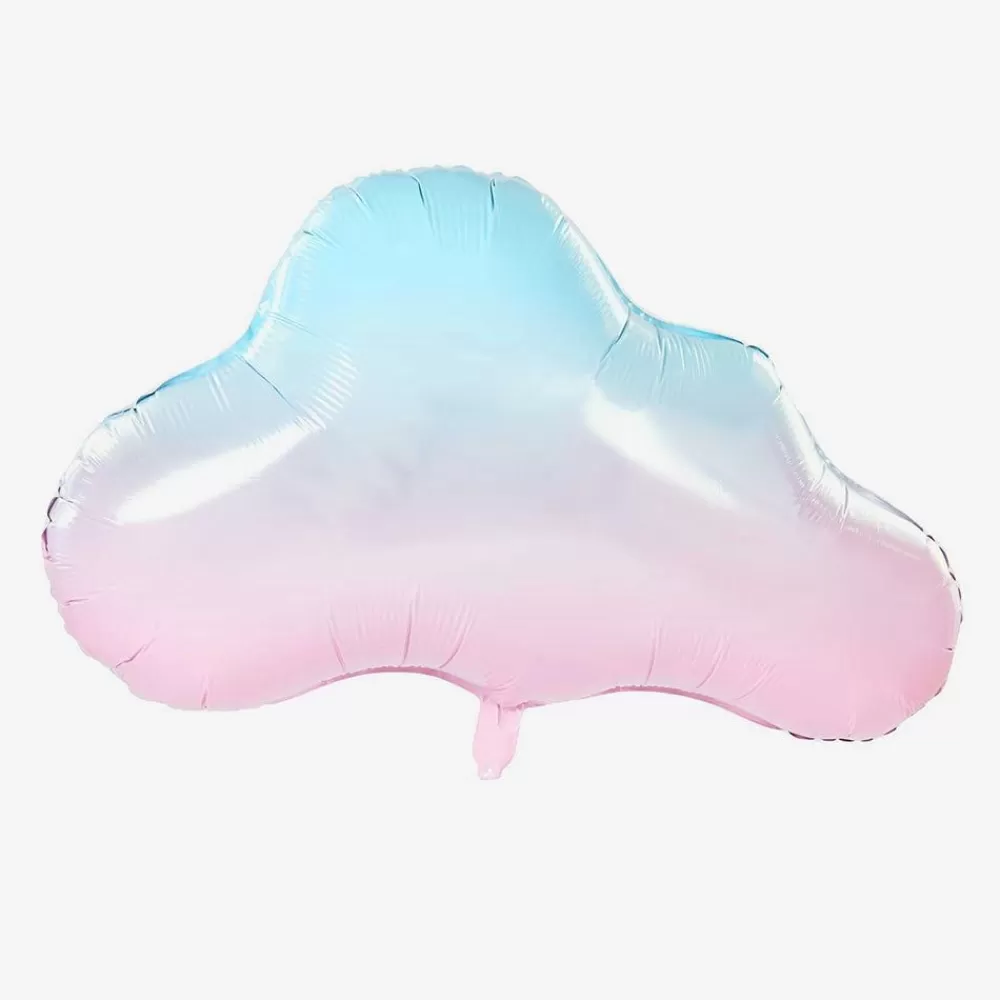 Fashion Blue & Pink Gradient Cloud Balloon Shaped Helium Balloons