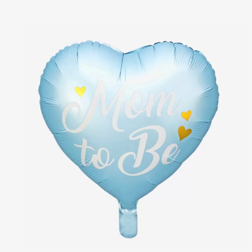 Shop Blue Mom To Be Balloon Shaped Helium Balloons